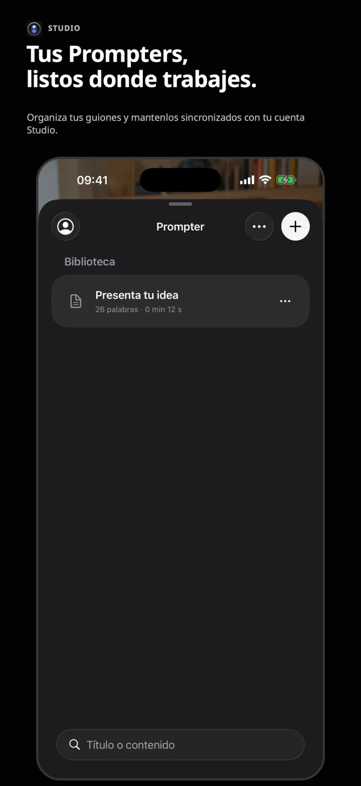 Biblioteca de guiones y clips